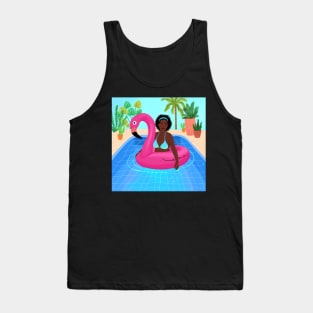 Flamingo pool Tank Top